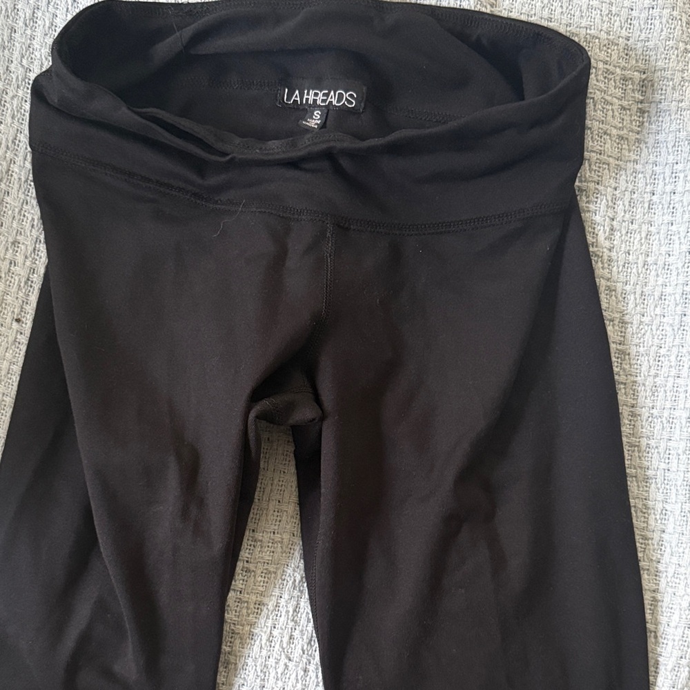 LA Threads Women's Essential Black Leggings